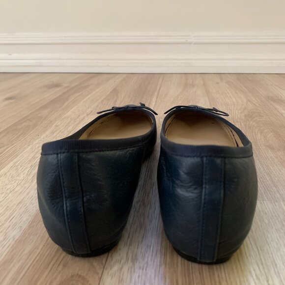 Saks Fifth Avenue Leather Ballet Flats Made in Italy - Picture 6 of 12